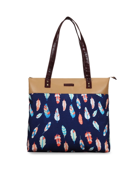 Lychee bags Blue Printed Shoulder Bag
