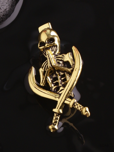 Darre by Voylla Men Gold-Toned Brooch