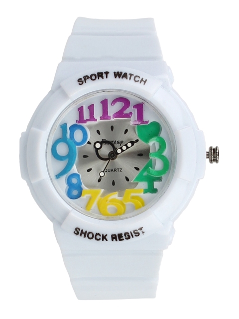 Fantasy World Unisex White Analogue Watch FW-9006-WH