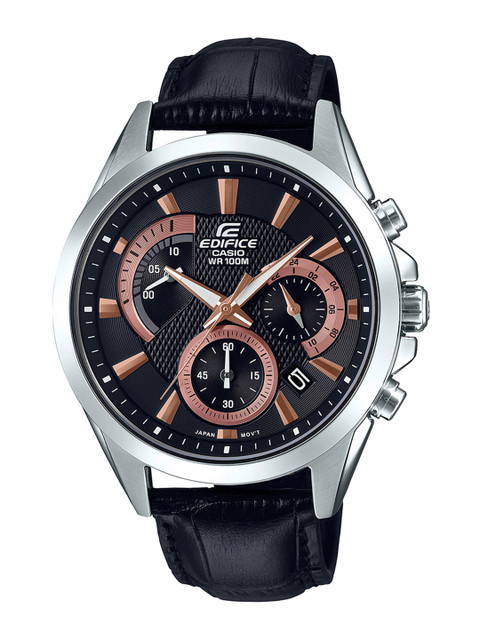 CASIO Edifice Men Black Dial Chronograph Watch EFV-580L-1AVUDF - EX479
CASIO Edifice Men Black Dial Chronograph Watch EFV-580L-1AVUDF - EX479