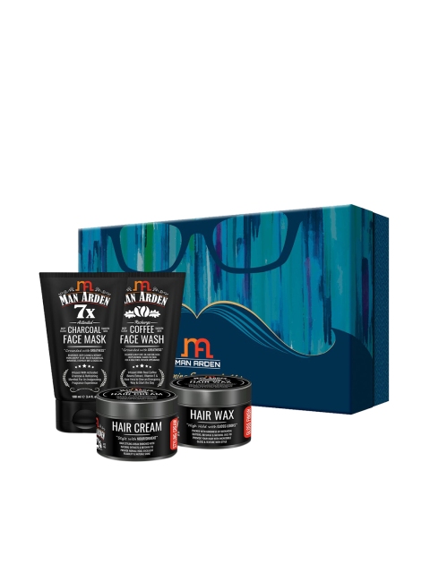 Man Arden Men Grooming Gift Set, Charcoal