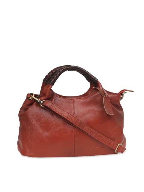 Musqari Tan Solid Handheld Bag