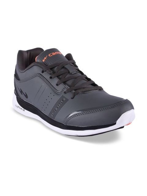 Campus Men Grey Mesh Running Shoes