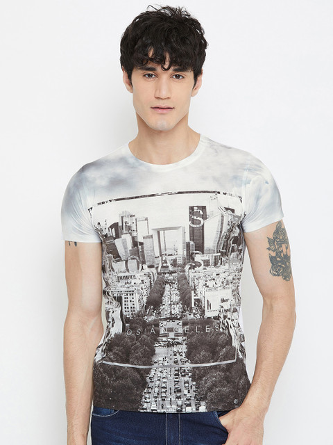 Wear Your Mind Men White Printed Round Neck T-shirt
Wear Your Mind Men White Printed Round Neck T-shirt