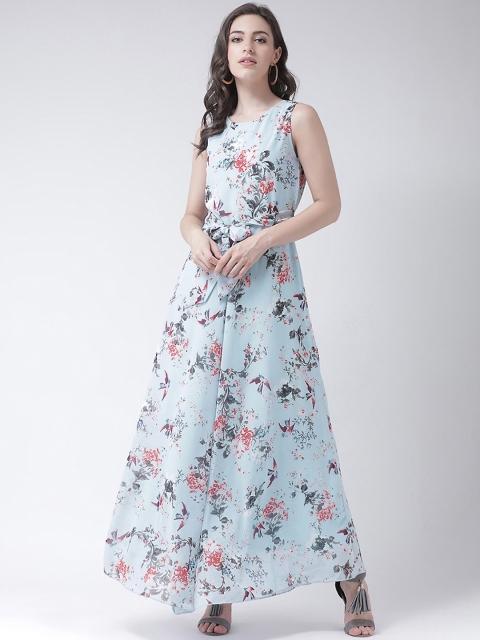The Vanca Women Blue Maxi DressPrinted Maxi Dress