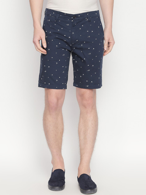 Urban Ranger by pantaloons Men Blue Printed Slim Fit Regular Shorts
Urban Ranger by pantaloons Men Blue Printed Slim Fit Regular Shorts