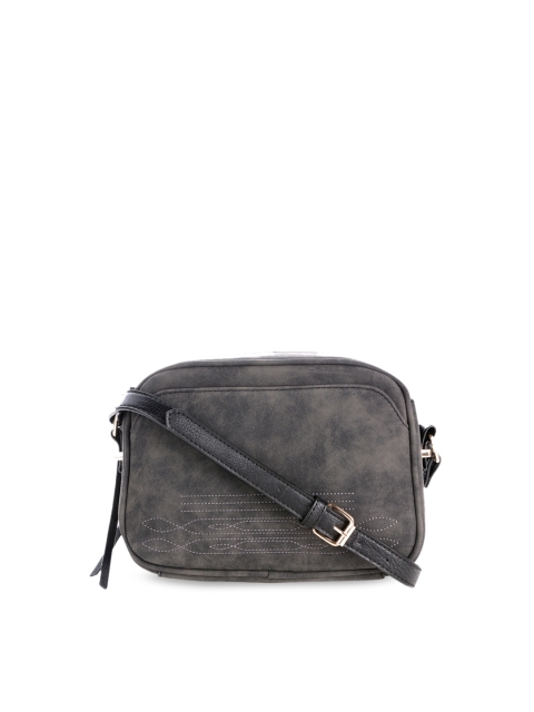 Satchel Bags Grey Solid Sling Bag