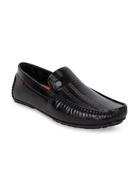 Duke Men Black Driving Shoes