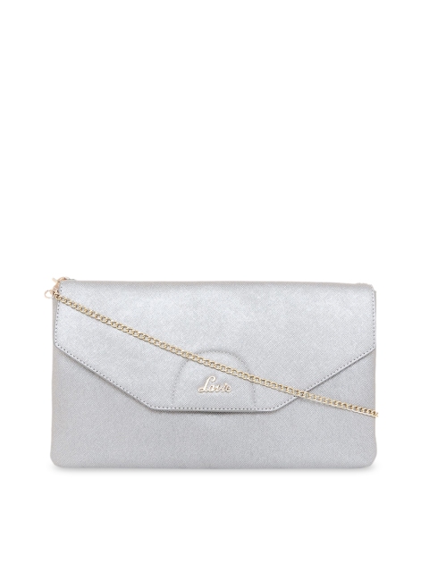 Lavie Silver-Toned Textured Clutch