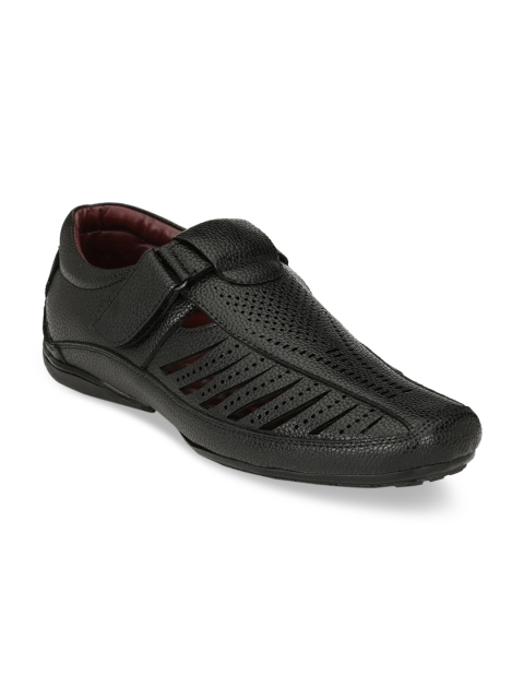 Mactree Men Black Shoe-Style Sandals