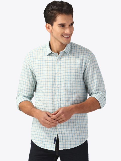 CAVALLO by Linen Club Men Cotton Linen Beige & Blue Regular Fit Checked Casual Shirt
CAVALLO by Linen Club Men Cotton Linen Beige & Blue Regular Fit Checked Casual Shirt
