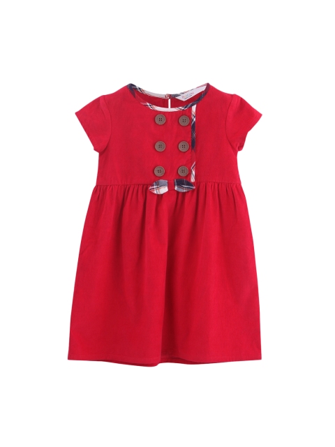 Beebay Girls Red A-Line Dress