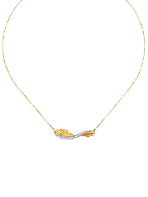 Mia By Tanishq 14KT Yellow Gold Diamond Necklace