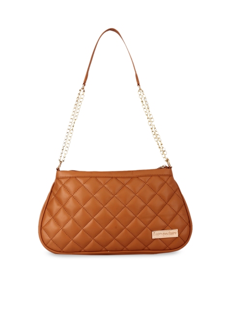 Berrypeckers Tan Brown Solid Shoulder Bag
