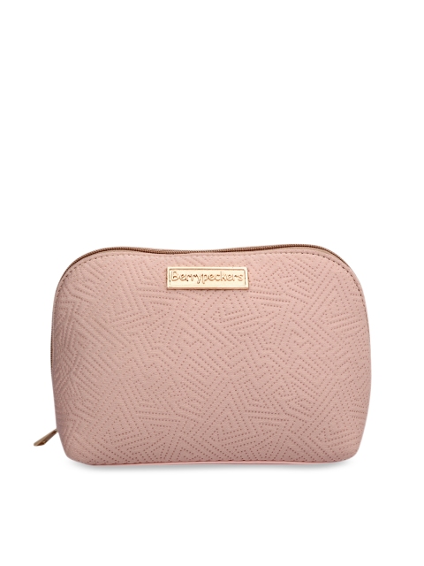 Berrypeckers Pink Solid Clutch