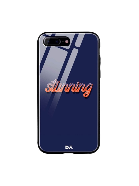 DailyObjects Navy Blue iPhone 7 Plus Glass Case Cover