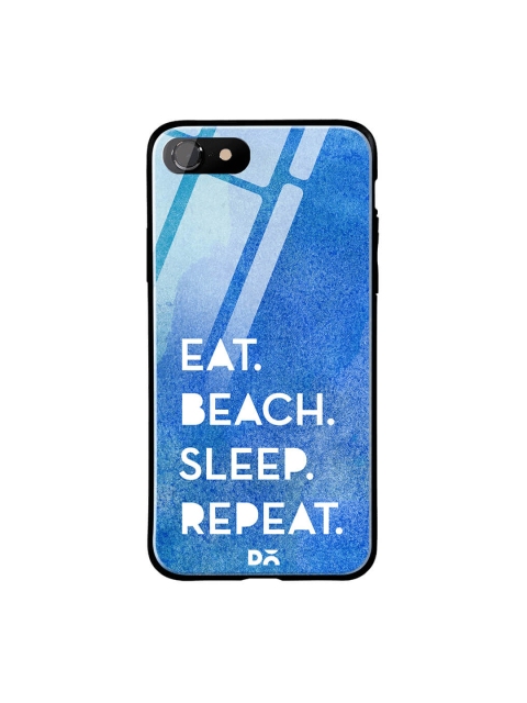 DailyObjects Blue iPhone 7 Glass Case Cover