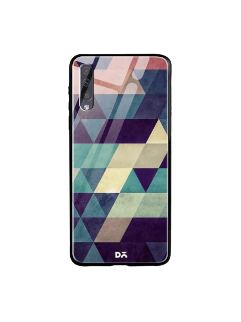 DailyObjects Multicoloured Samsung Galaxy A70 Printed Glass Case Cover, Multi