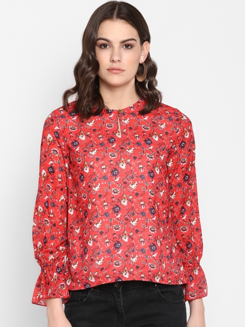 Lady Stark Women Red Printed Top