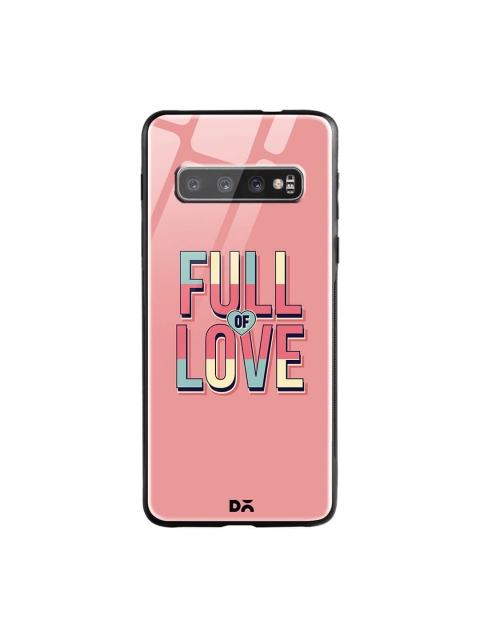 DailyObjects Pink Samsung Galaxy S10 Plus Printed Glass Case Cover