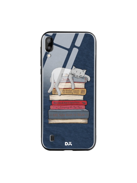 DailyObjects Multicoloured Samsung Galaxy M10 Glass Case Cover, Multi
