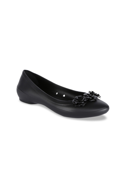 Crocs Women Black Solid Ballerinas