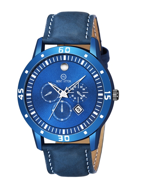 MONTVITTON Men Blue Analogue Watch MV11051