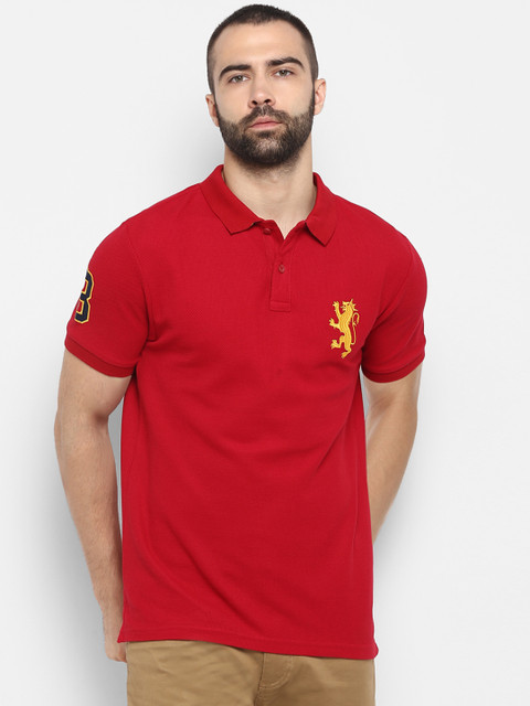 Red Tape Men Red Solid Polo Collar T-shirt
Red Tape Men Red Solid Polo Collar T-shirt