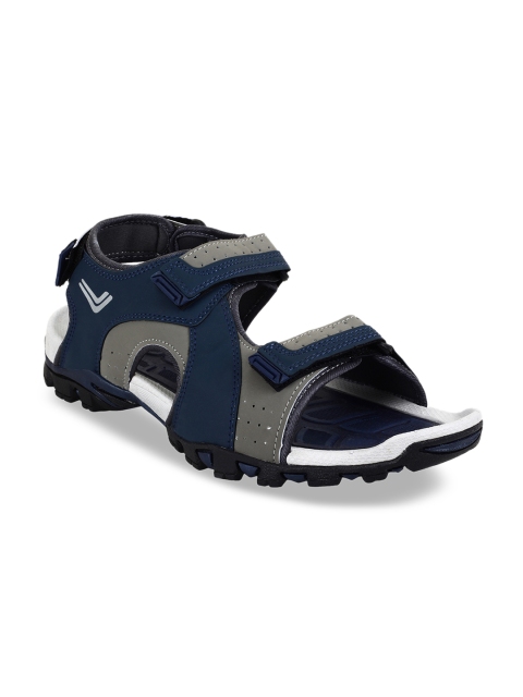 Yuuki Men Navy Blue Sports Sandals