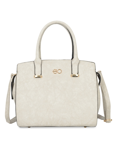 E2O Grey Solid Handheld Bag