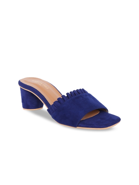 Kenneth Cole Women Blue Solid Heels
