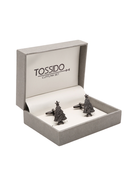 Tossido Black Quirky Cufflinks