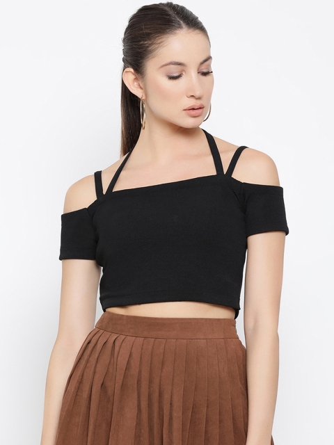 Meee Women Black Solid Top