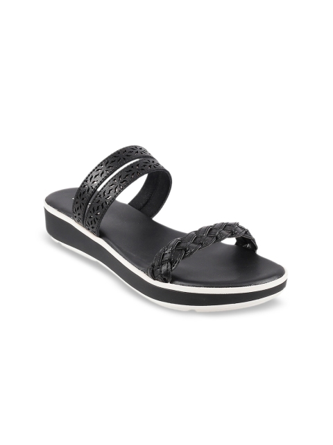 Mochi Women Black Solid Heels