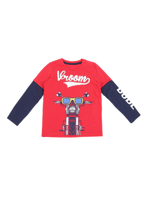 Pantaloons Junior Boys Red Printed Round Neck T-shirt
Pantaloons Junior Boys Red Printed Round Neck T-shirt