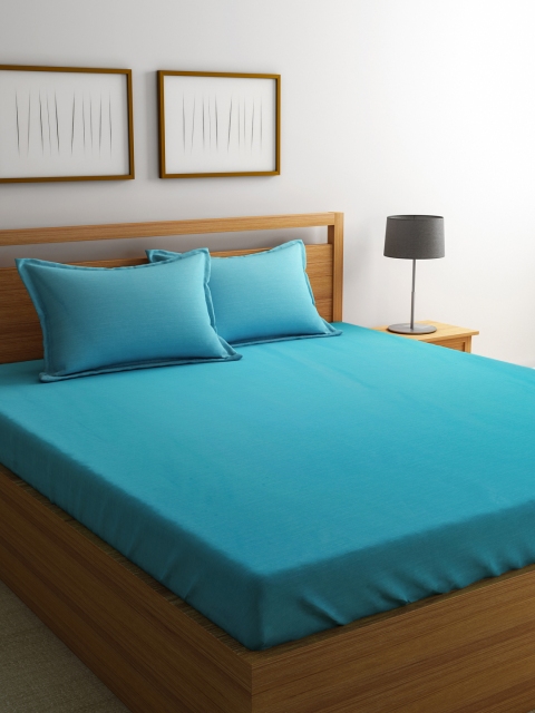 Portico New York Blue Geometric 300 TC Cotton 1 Queen Bedsheet with 2 Pillow Covers
Portico New York Blue Geometric 300 TC Cotton 1 Queen Bedsheet with 2 Pillow Covers