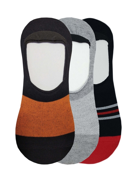Fontana Unisex Pack of 3 Assorted Patterned Shoe Liners