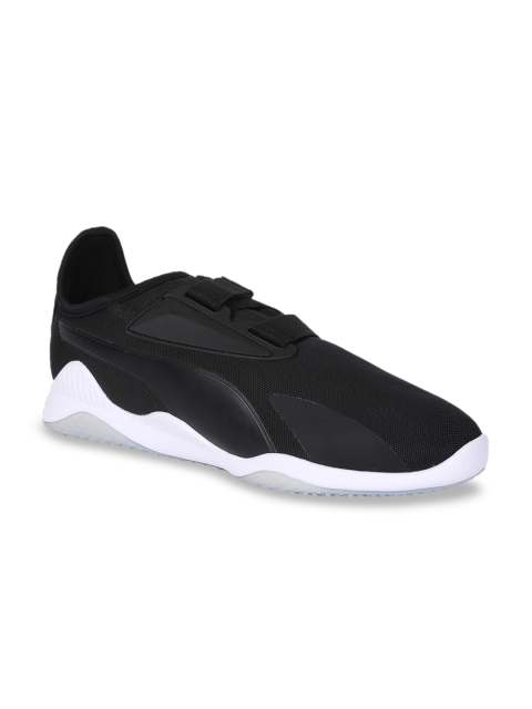 Puma Unisex Black Mostro Mesh Slip-On Sneakers