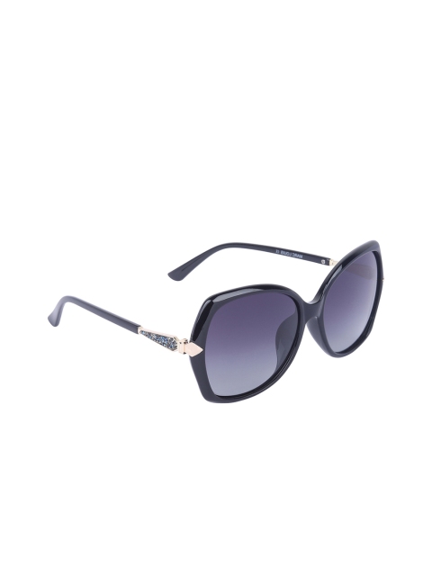 MARC LOUIS Women Polarised Butterfly Sunglasses LvBao 3186, Blue