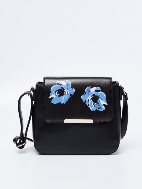 CODE by Lifestyle Women Black Printed Sling Bag