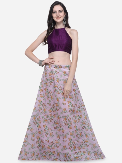 Satrani Women Pink & Purple Bhaghalpuri Silk Stitched Lehenga with Unstitched Blouse
Satrani Women Pink & Purple Bhaghalpuri Silk Stitched Lehenga with Unstitched Blouse