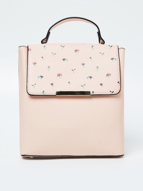 CODE by Lifestyle Women Pink Graphic Backpack