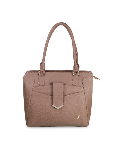 Mochi Brown Solid Shoulder Bag