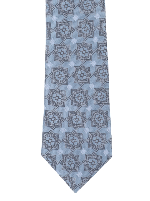 Van Heusen Blue Printed Broad Tie