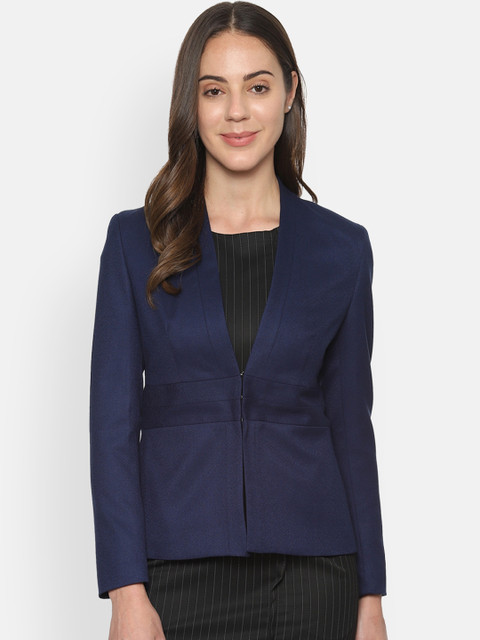 Van Heusen Woman Navy Blue Solid Single Breasted Regular Fit Blazer
Van Heusen Woman Navy Blue Solid Single Breasted Regular Fit Blazer