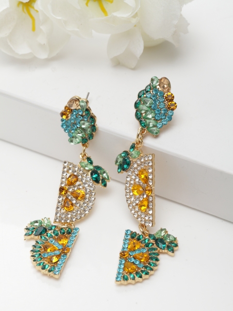 AVANT-GARDE PARIS Multicoloured Contemporary Drop Earrings, Multi