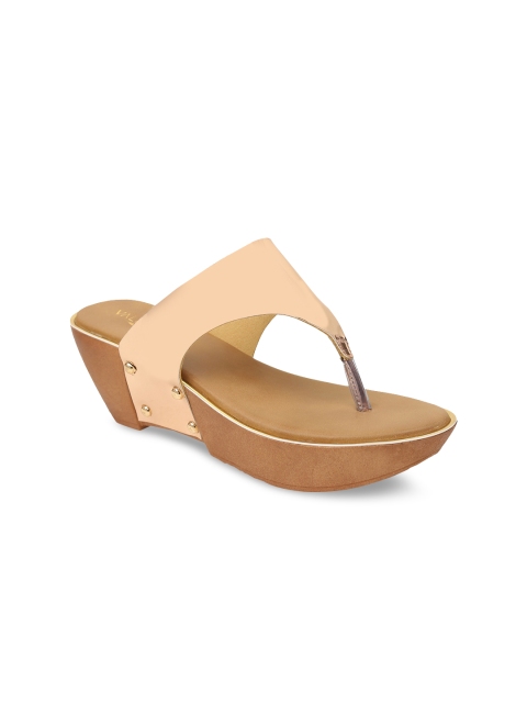 VALIOSAA Women Rose Gold Solid Heels