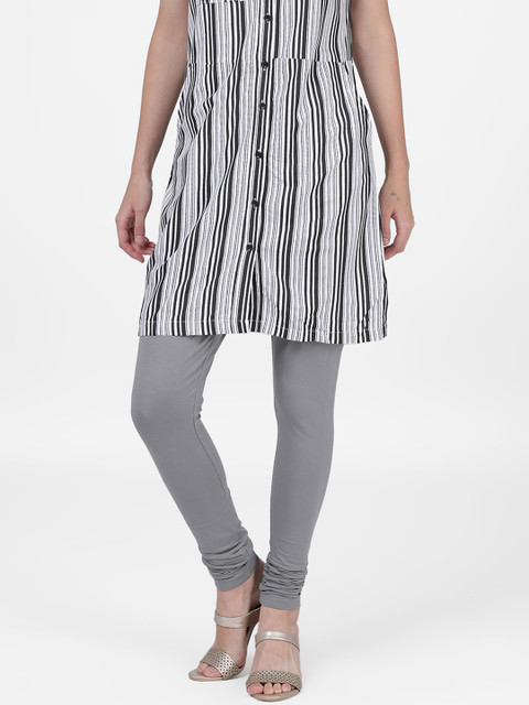 DIXCY SCOTT Slimz Women Grey Solid Churidar Length Leggings
DIXCY SCOTT Slimz Women Grey Solid Churidar Length Leggings