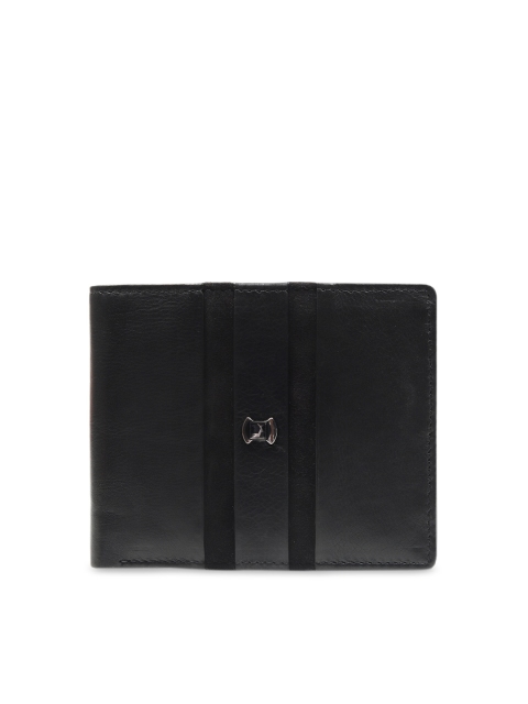 Da Milano Men Black Genuine Leather Wallet