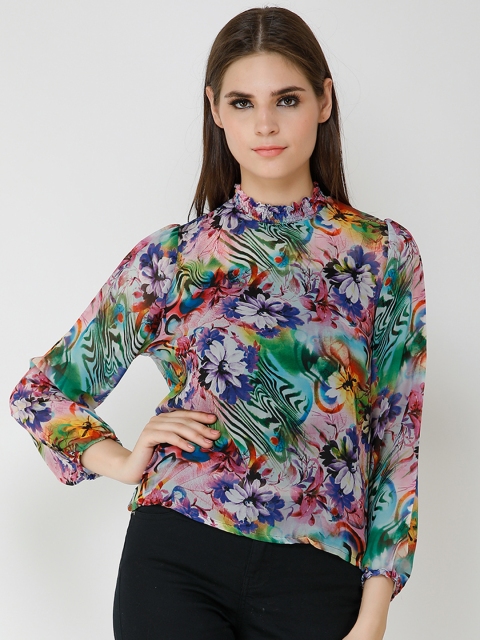 Cation Women Multicoloured Printed Top, Multi